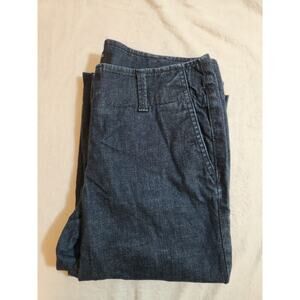 Talbots Pants Womens 4P 4 Petite Blue Signature Flare Chino Pant Dress Business